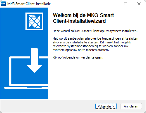 Smart Client Installation Wizard