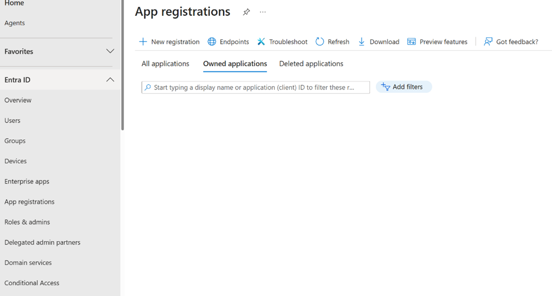 Entra App-registrations