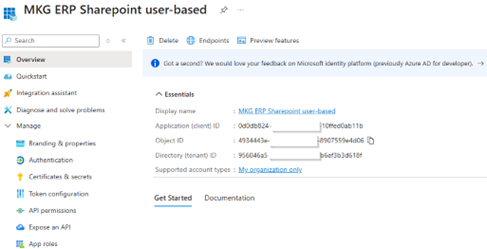 SharePoint user-based