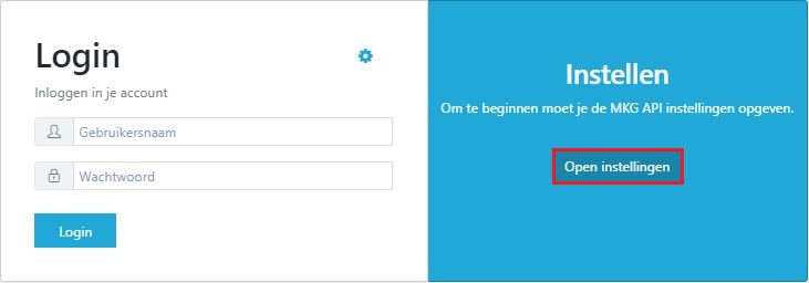 Smart Client Login > Open settings